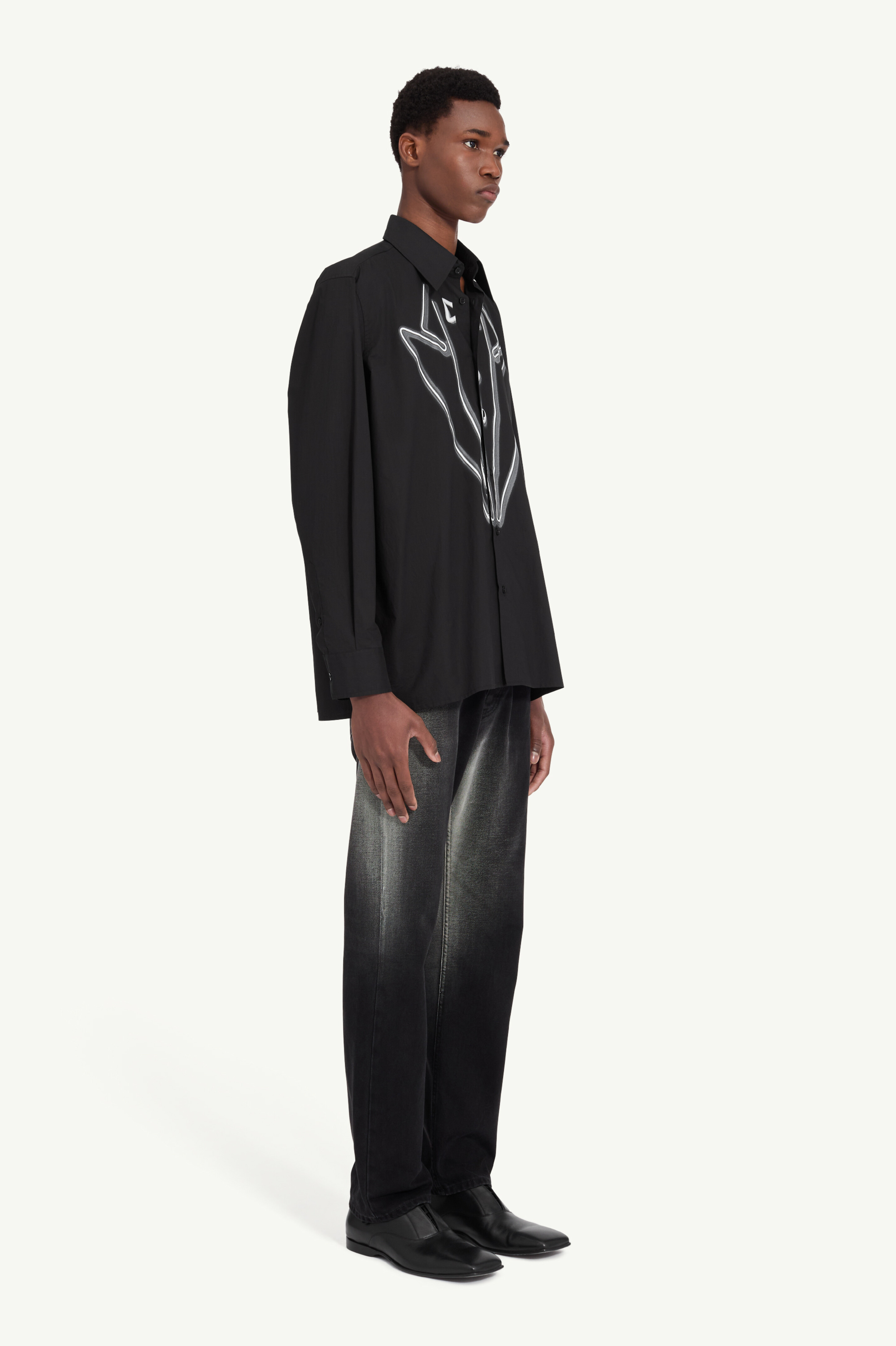 Cotton poplin shirt - 3
