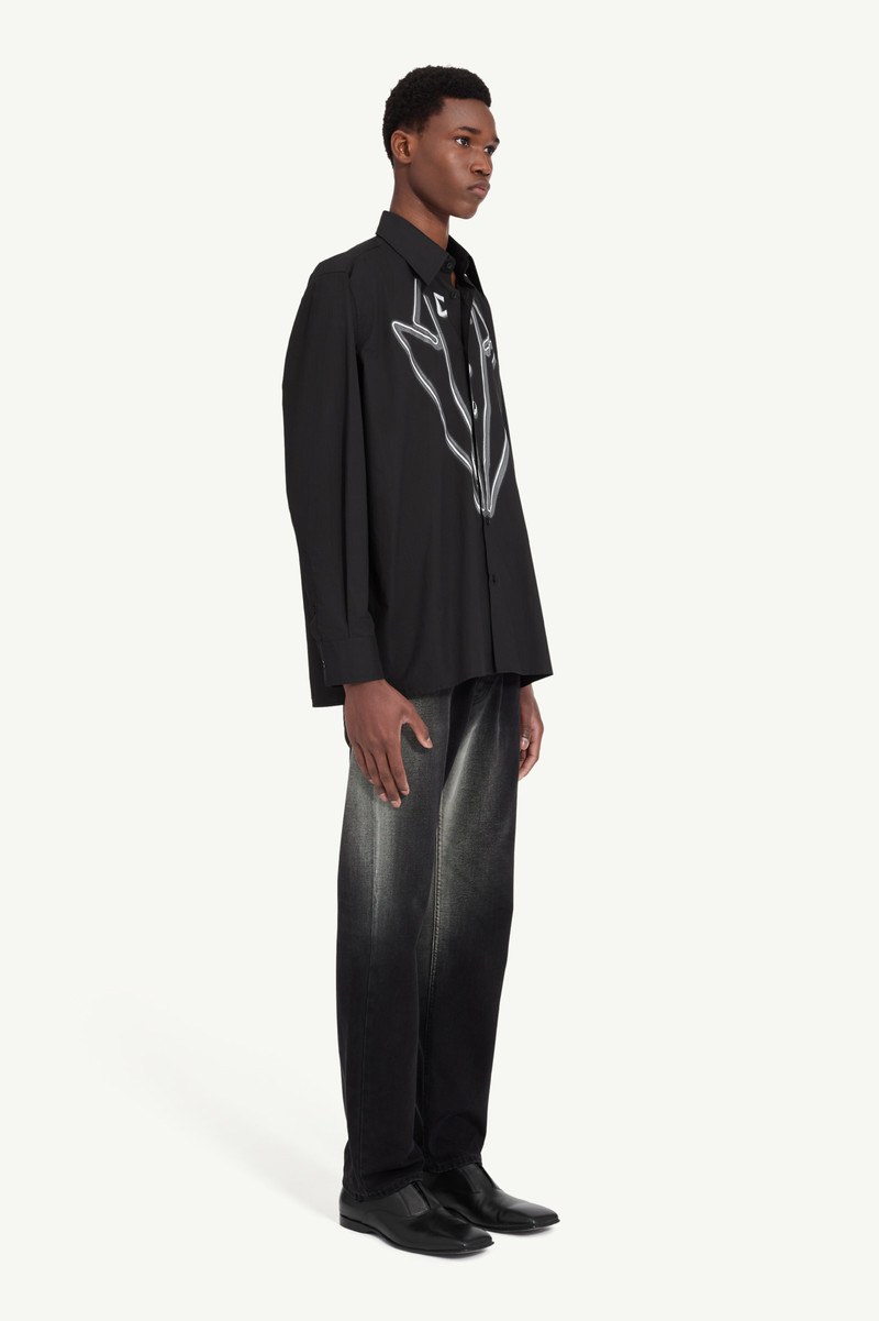 MM6 Maison Margiela Cotton poplin shirt outlook