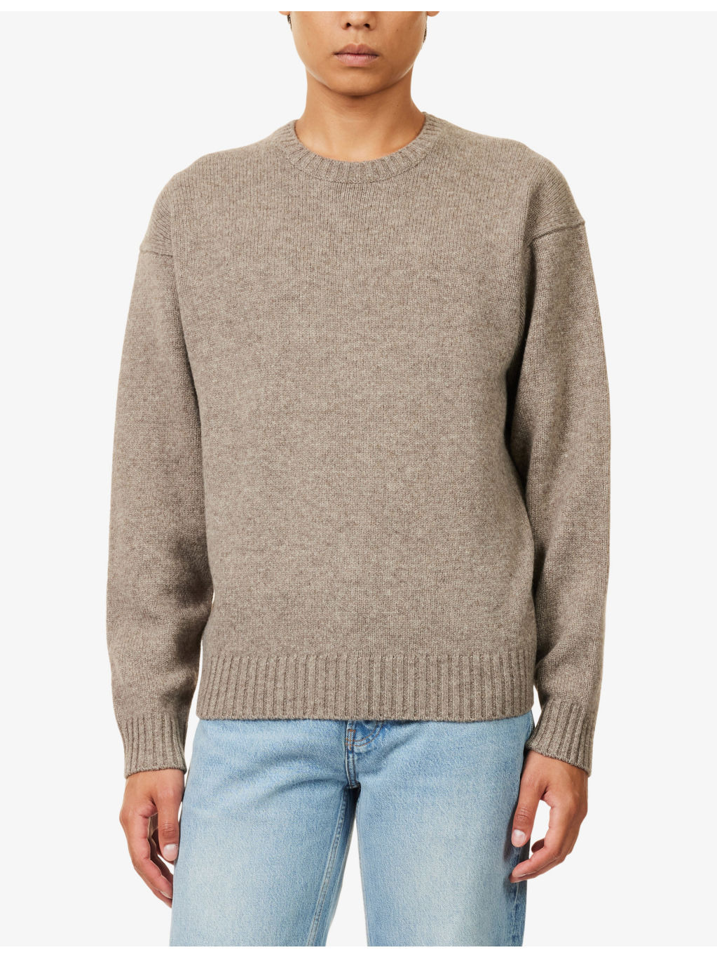Regular-Fit Crewneck Wool Jumper - 3