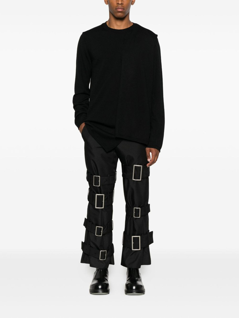 Comme des Garçons SHIRT layered wrap sweater outlook