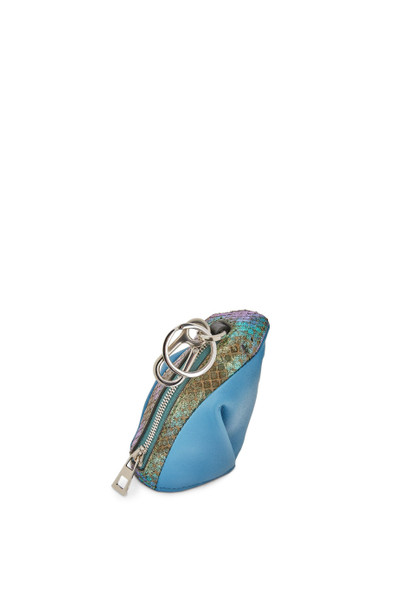 Loewe Frog charm in calfskin and snakeskin outlook