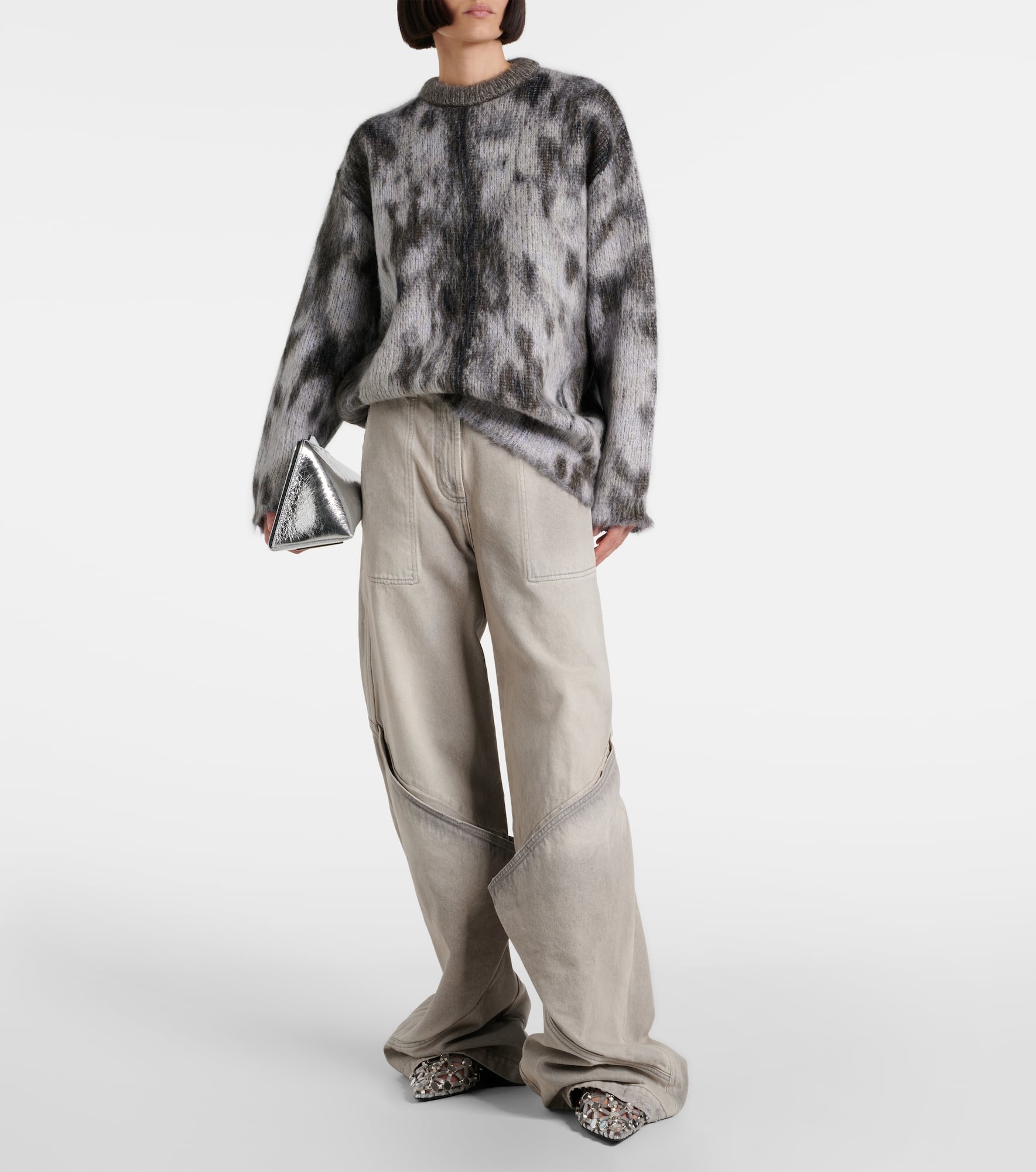 Leopard-print jacquard sweater - 2