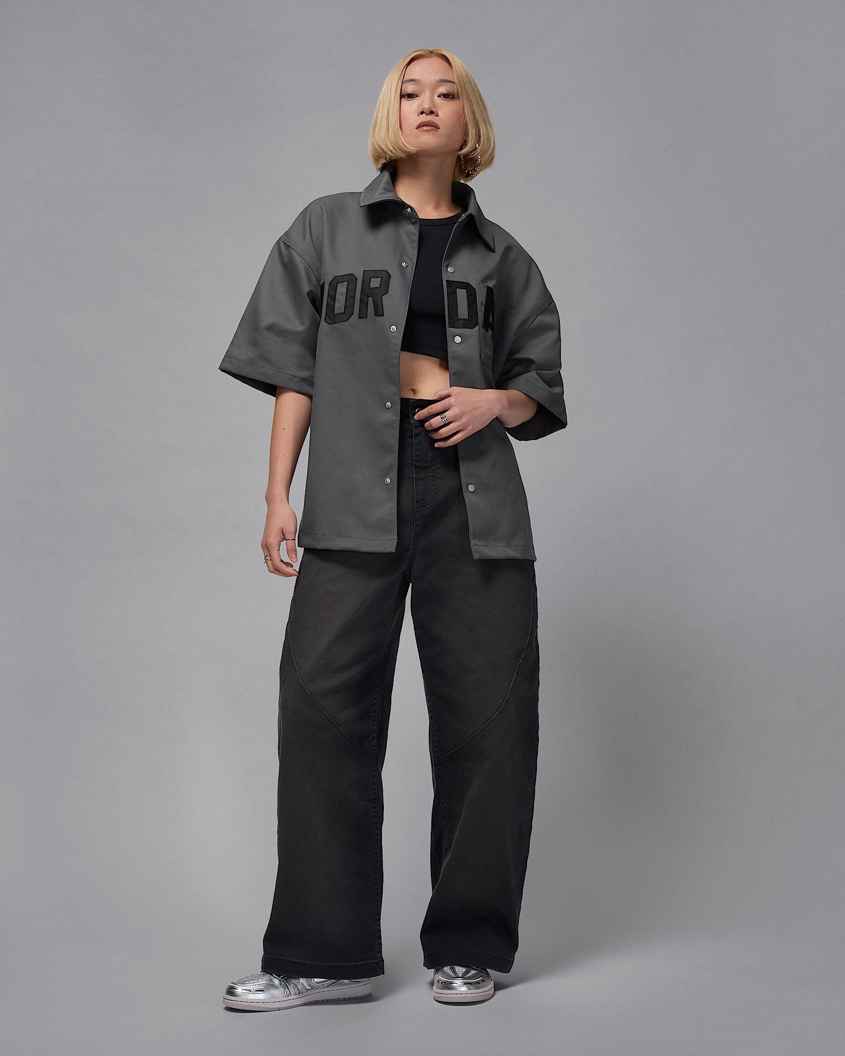Jordan Flight Women's Woven Short-Sleeve Top - 6
