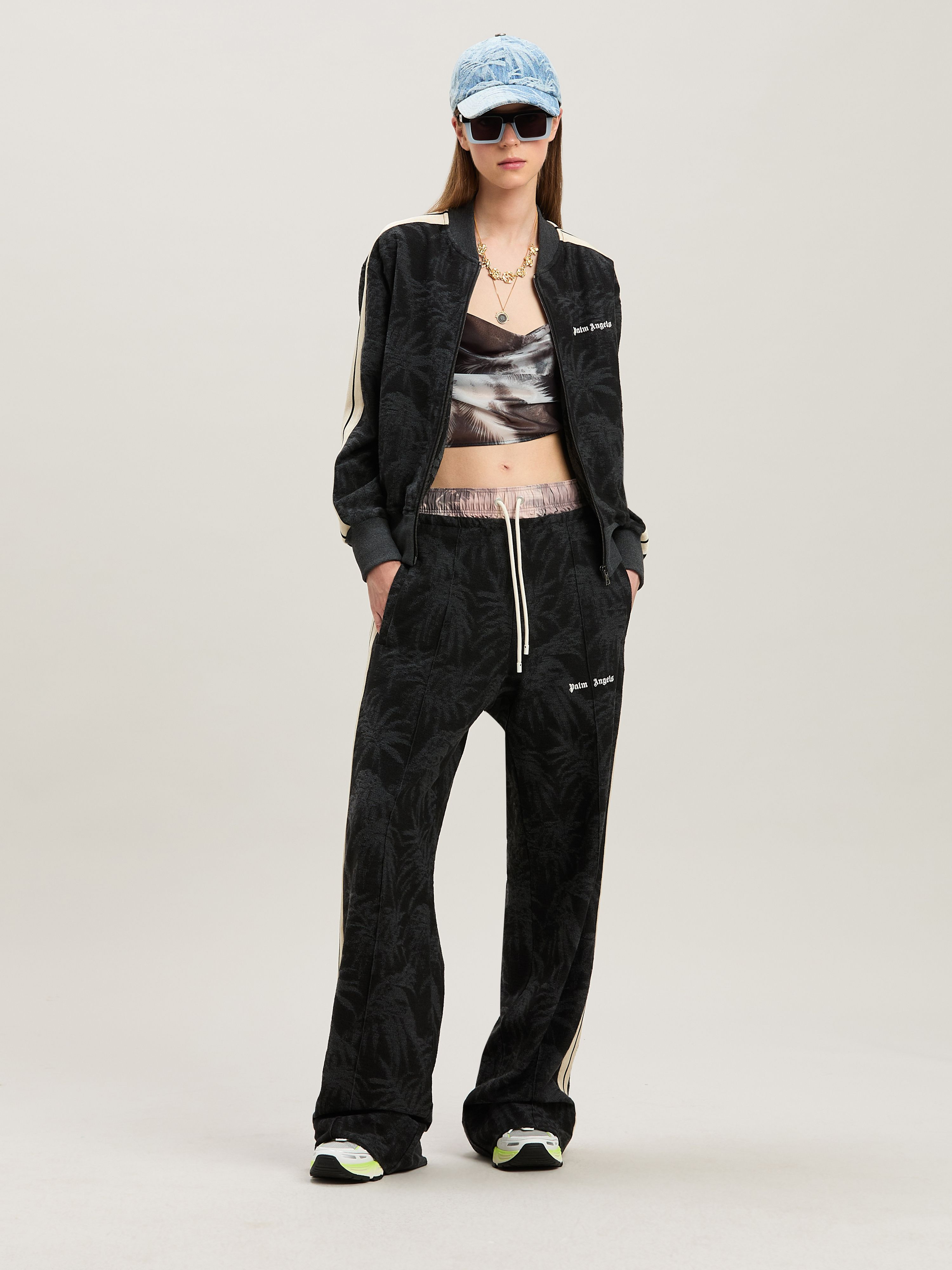 Jacquared Palms Track Jacket - 2