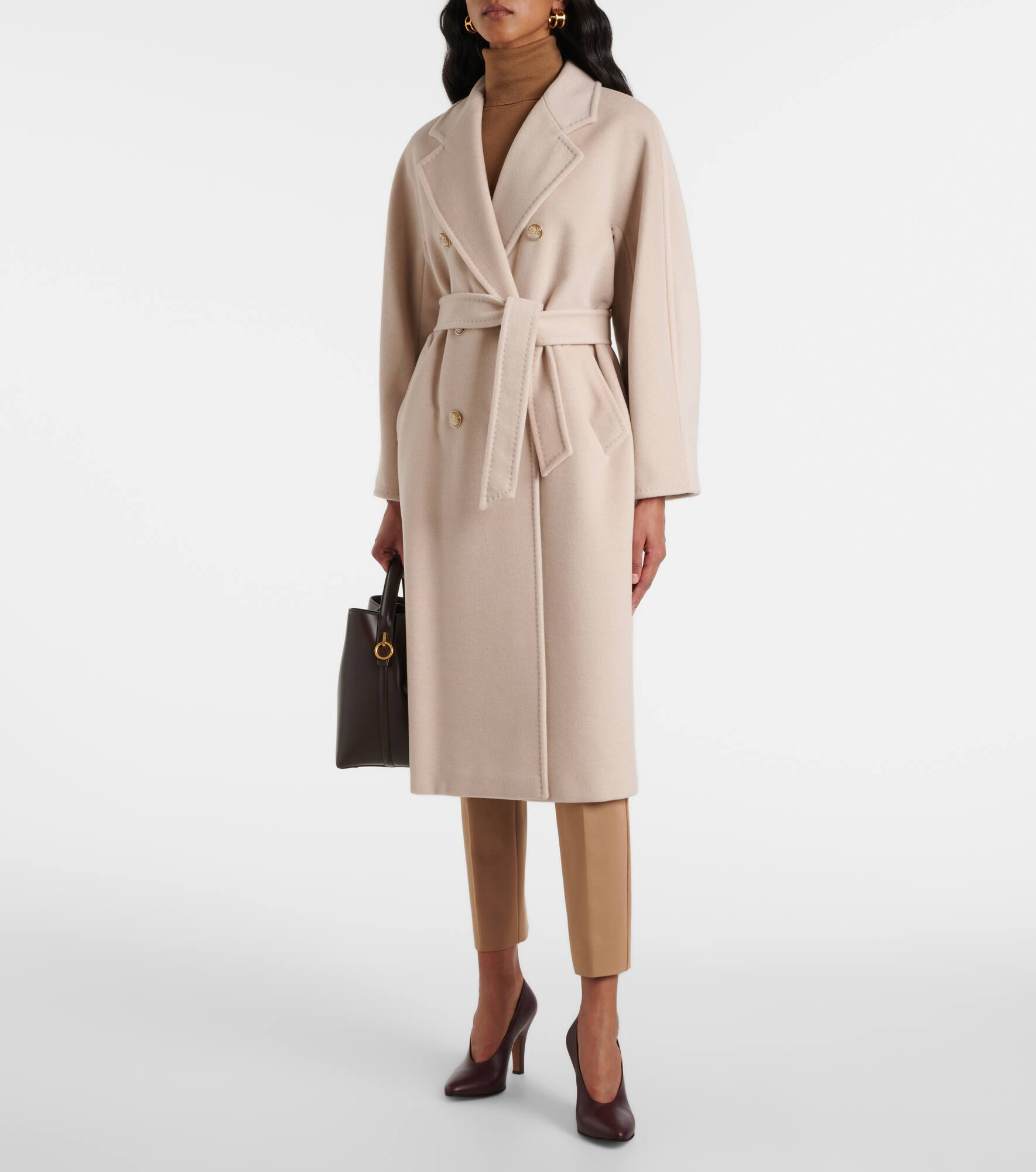 Ticino double-breasted wool and cashmere coat - 2