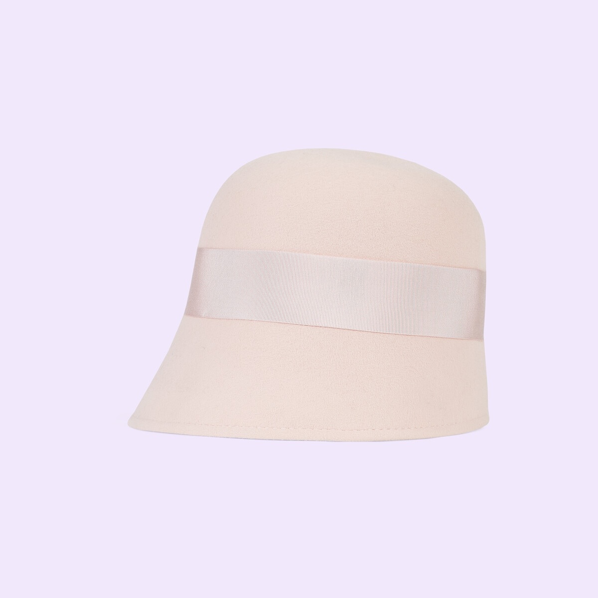 Felt bucket hat with Round Interlocking G - 2