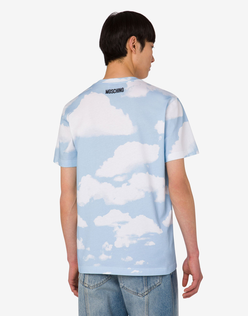 ORGANIC COTTON JERSEY T-SHIRT ARCHIVE CLOUDS 3