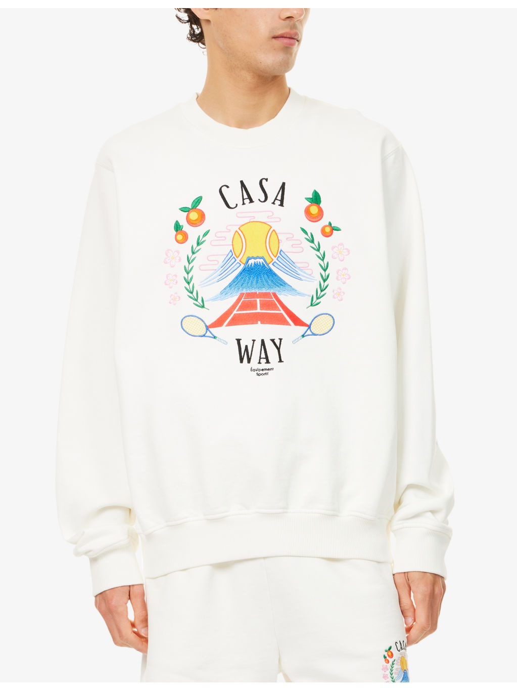 Casa Way Mountain Cotton-Jersey Sweatshirt - 3