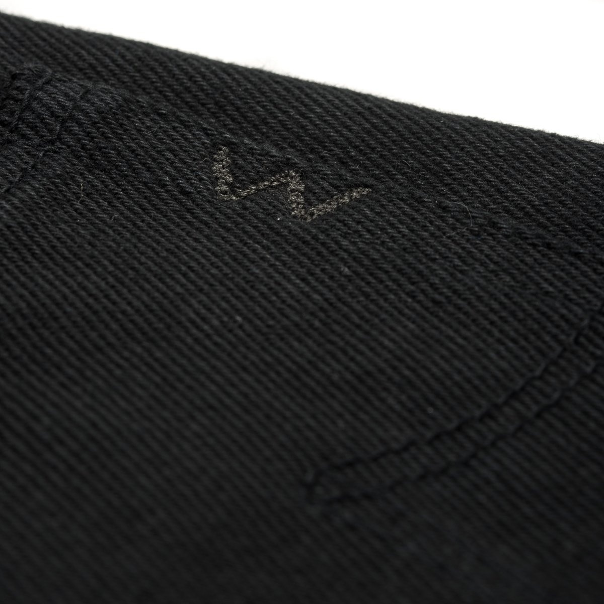 21oz Non-Fade Denim Straight Cut Jeans - Superblack - 11