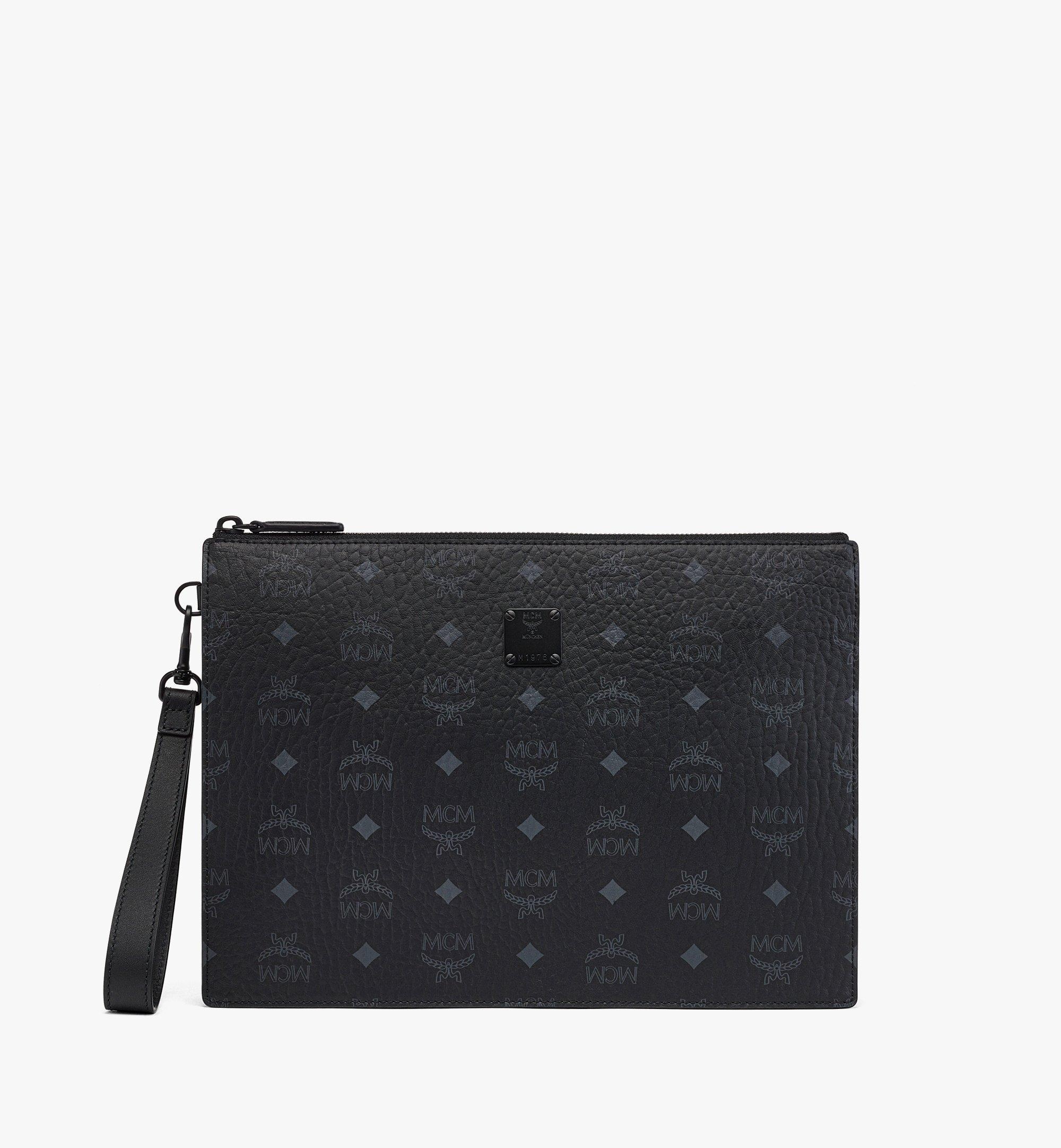 Aren Wristlet Zip Pouch in Visetos - 1