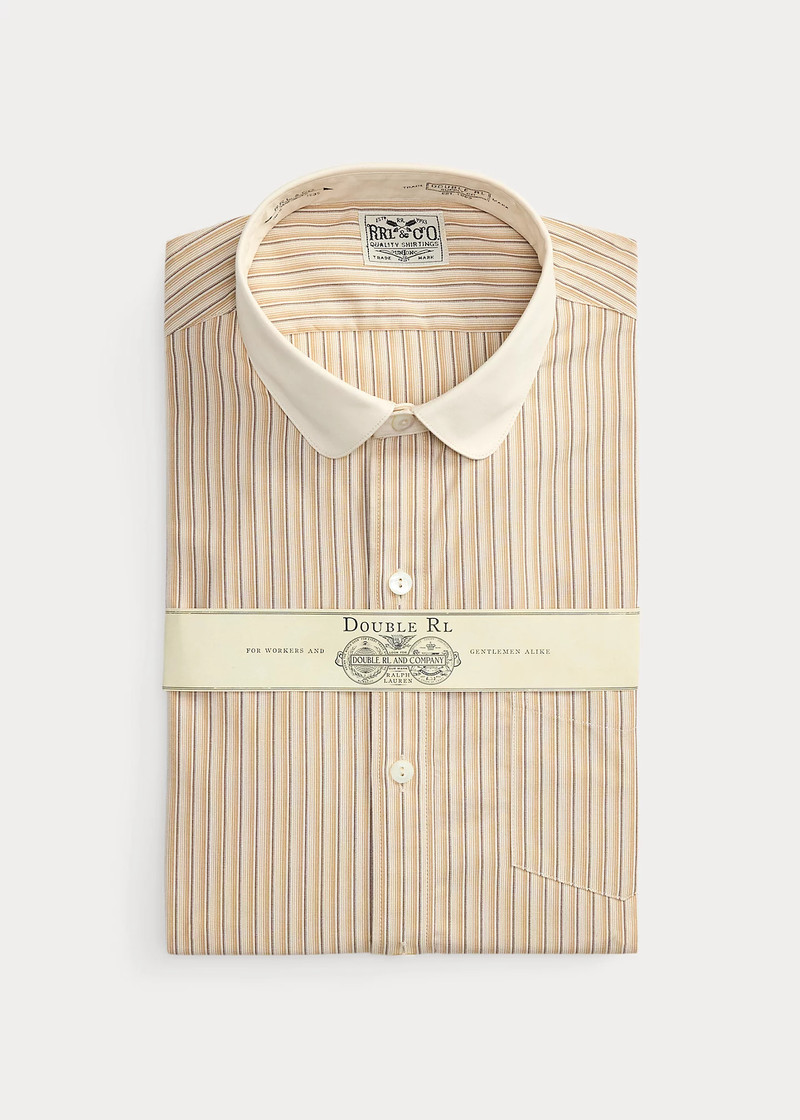 Slim Fit Striped Dobby Shirt 1