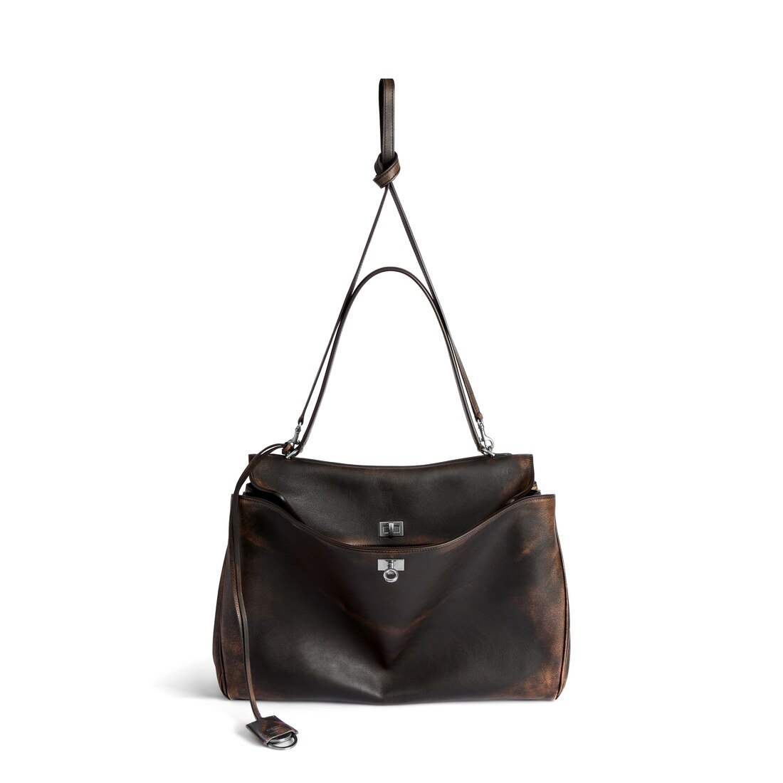 Men's Rodeo Handbag Large in Brown - 4