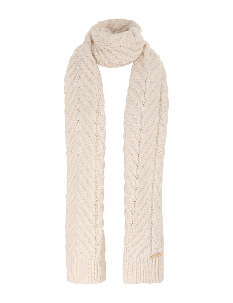 CABLE KNIT SCARF 1