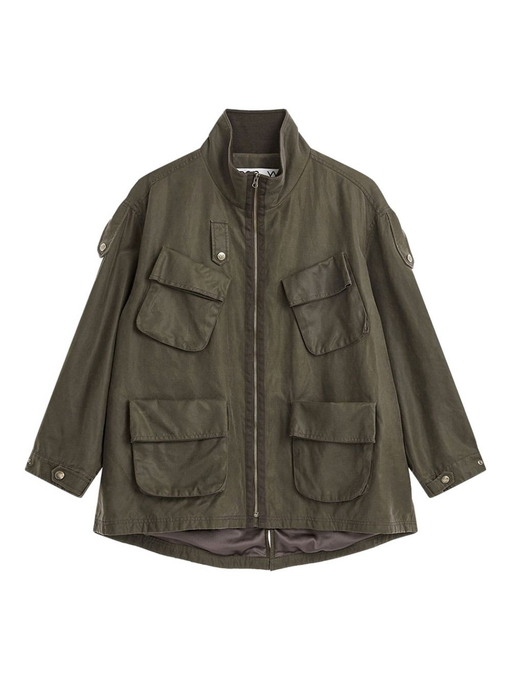 multi-pocket utility coat - 1