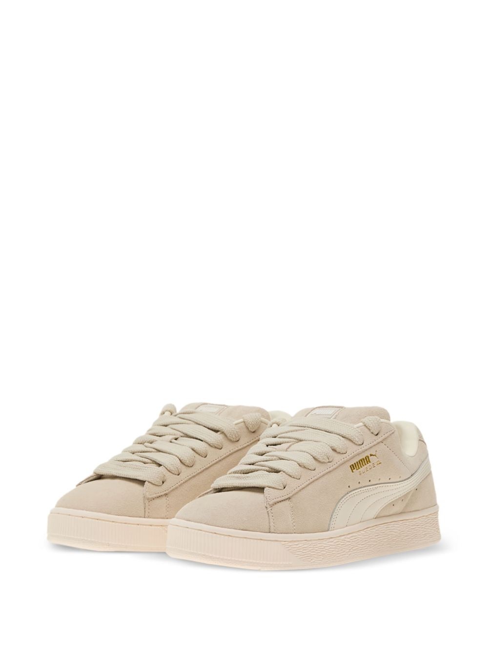 suede low-top sneakers - 2