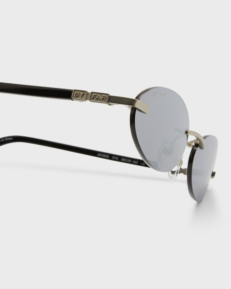 Texas Matt Oval Metal & Acetate Sunglasses 4