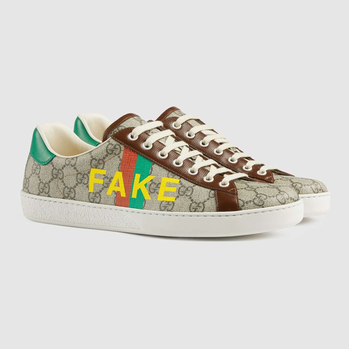 Men's 'Fake/Not' print Ace sneaker - 2