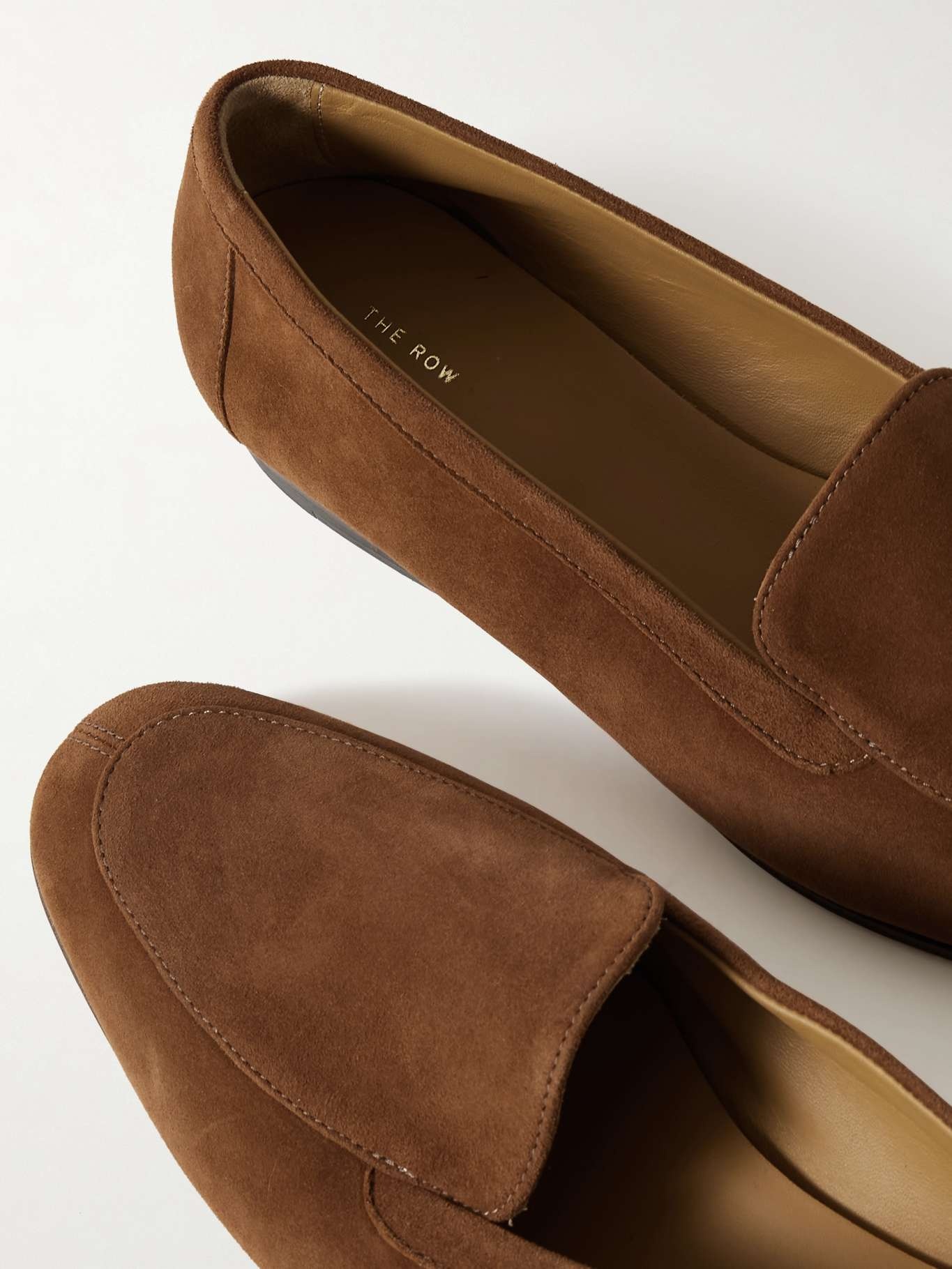 The Row Sophie suede loafers | netaporter | REVERSIBLE