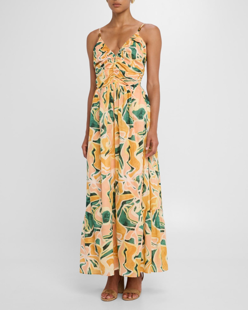 Rails Palm Cotton Midi Dress outlook