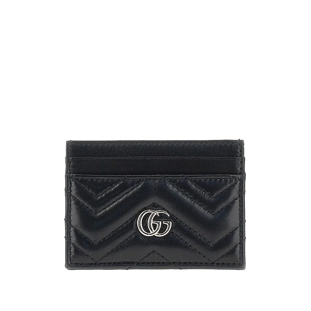 Gucci GG Marmont Leather Cardholder Black - 1