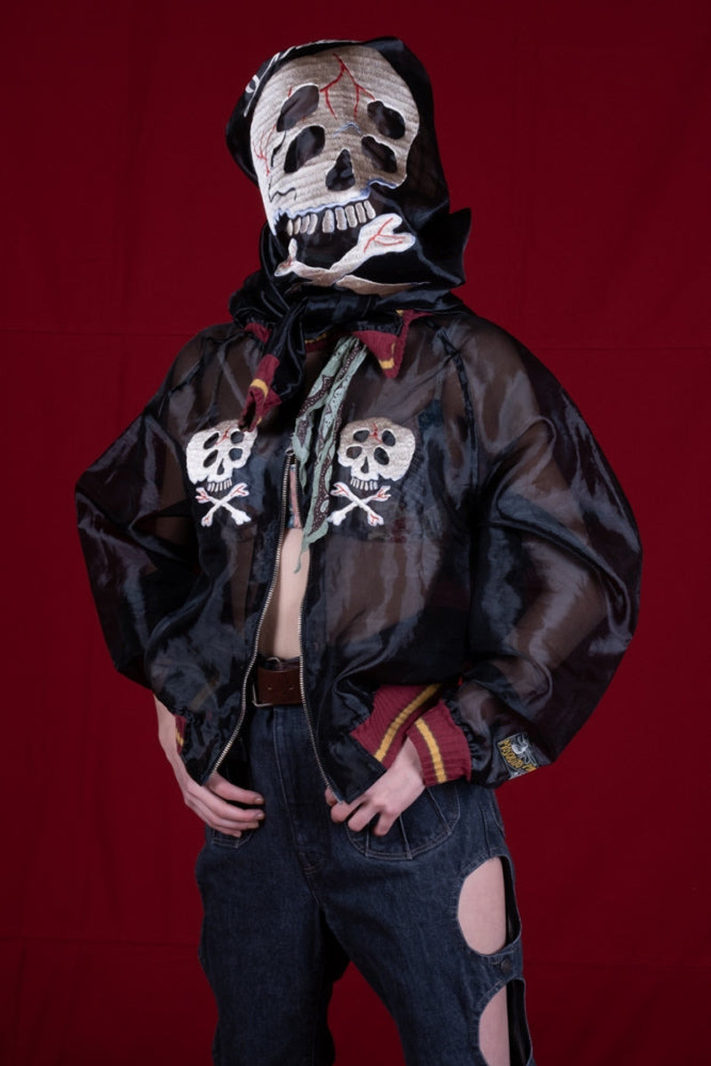 KAPITAL Sheer Pearl Souvenir JKT (RAIN SKULL) 5