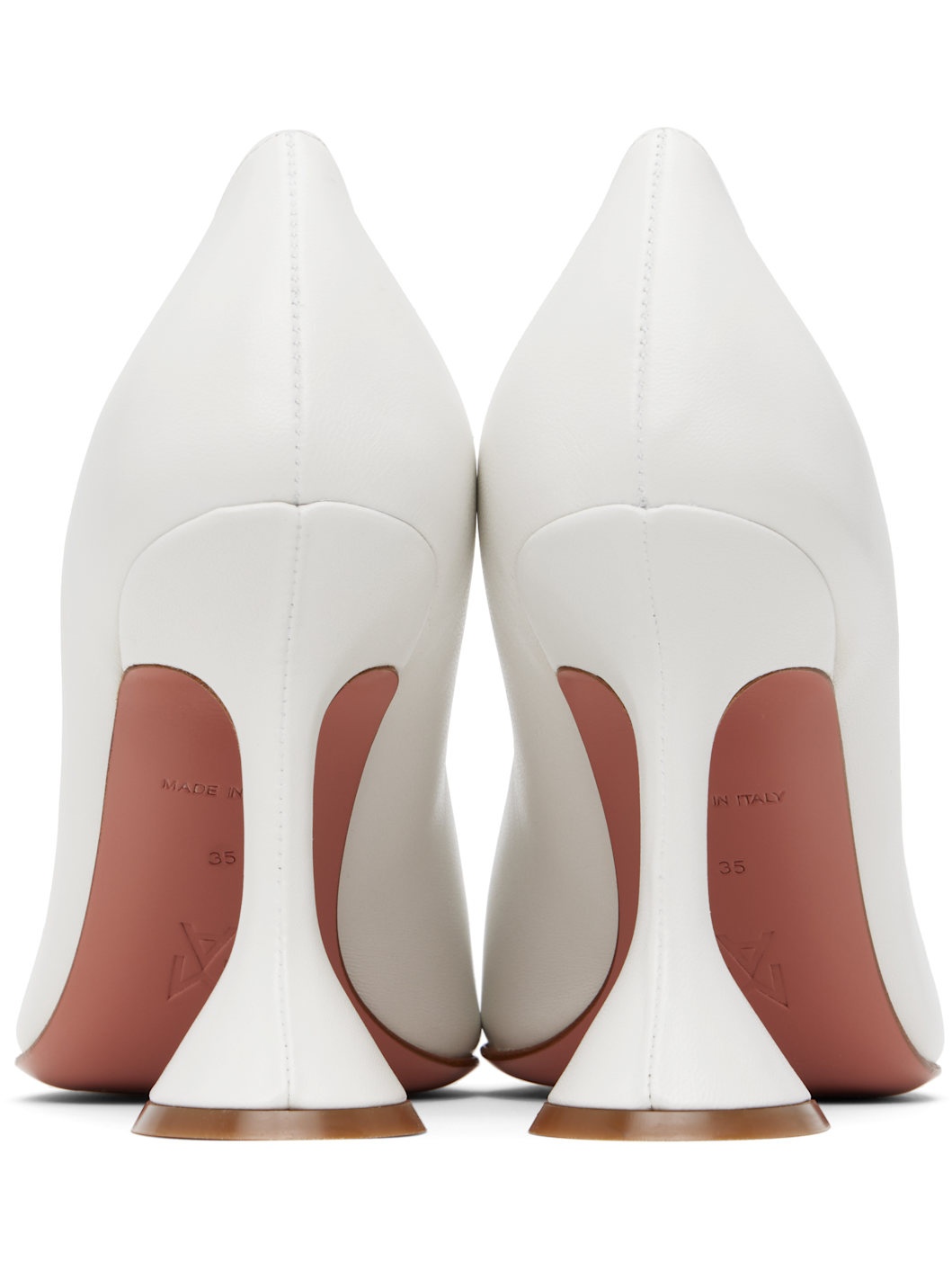 White Ami Pump Heels - 2