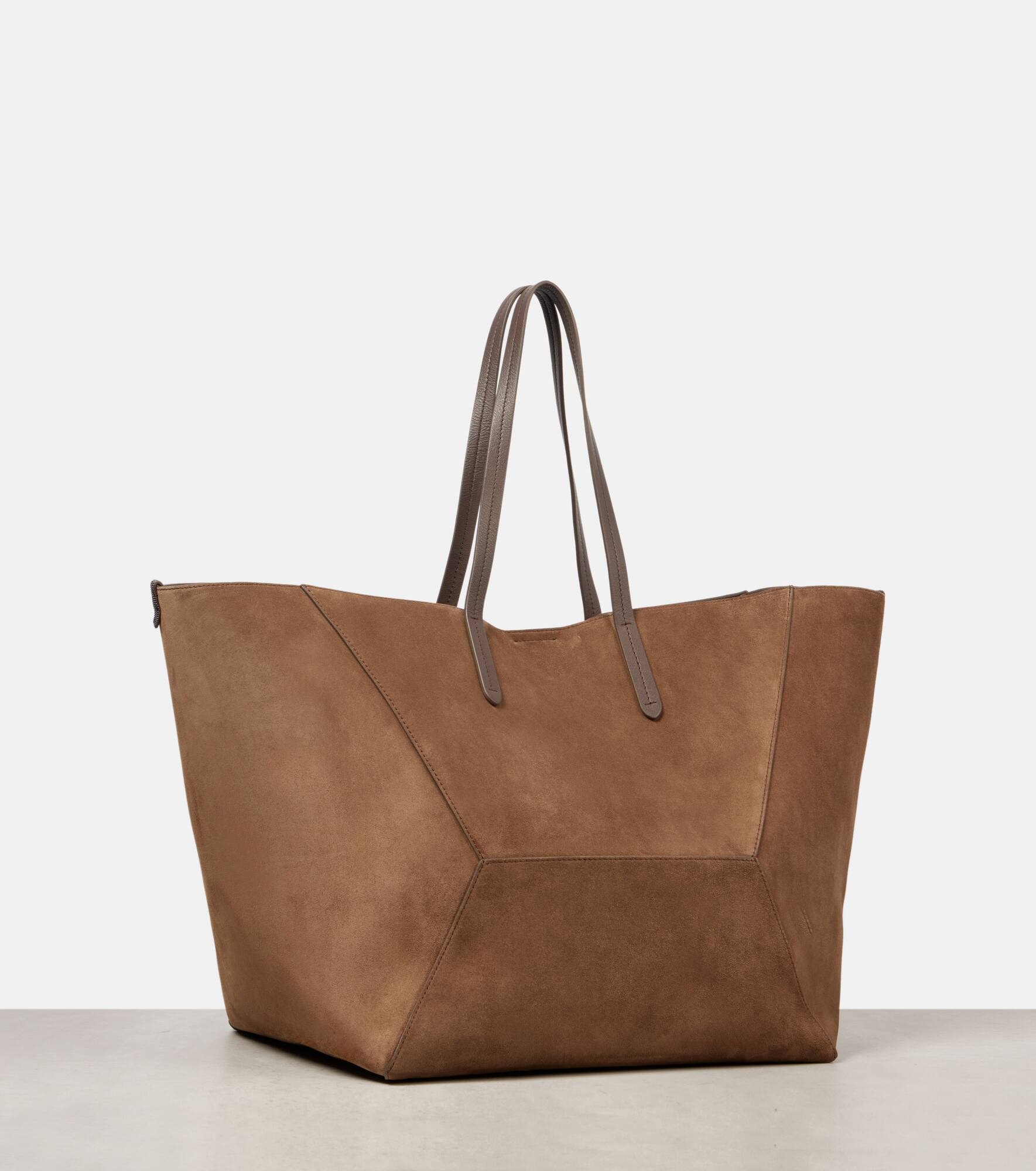 BC Duo Large suede tote bag - 4