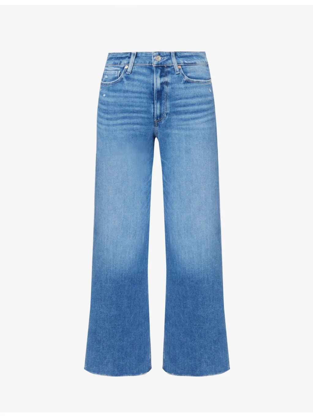 Anessa raw-hem stretch-denim jeans - 1