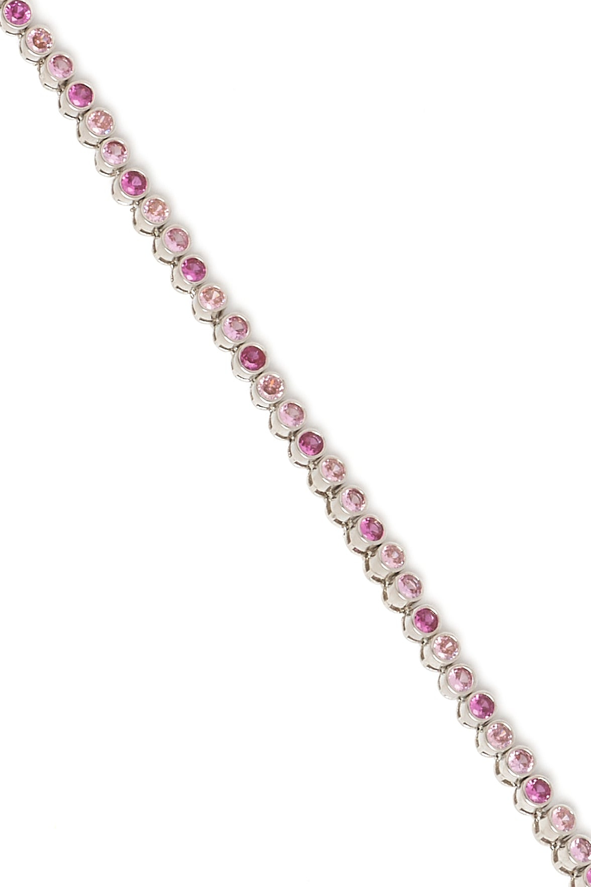 FADING PINK TENNIS NECKLACE - 4