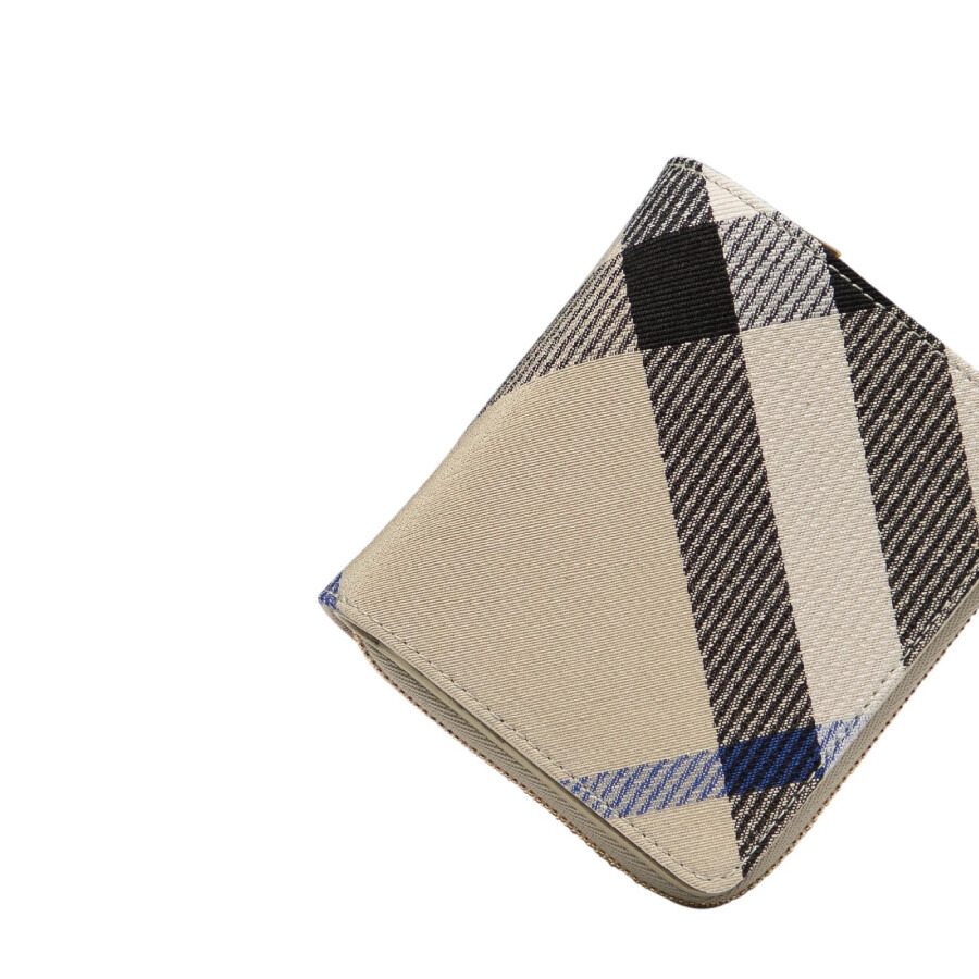 Burberry Check Zip Bifold Wallet - 5