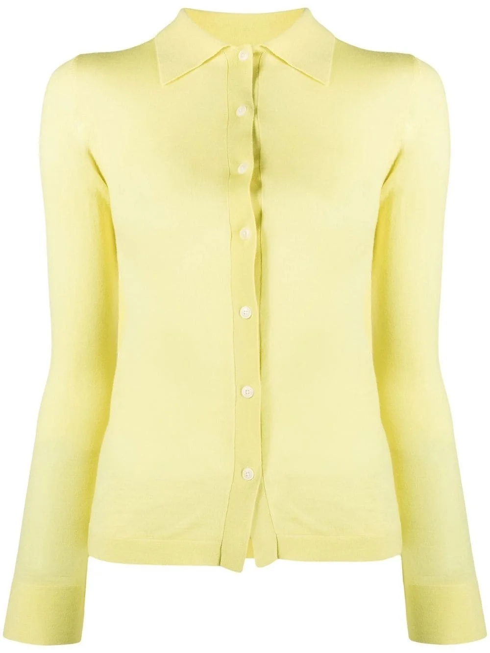 fine-knit long-sleeve shirt - 1