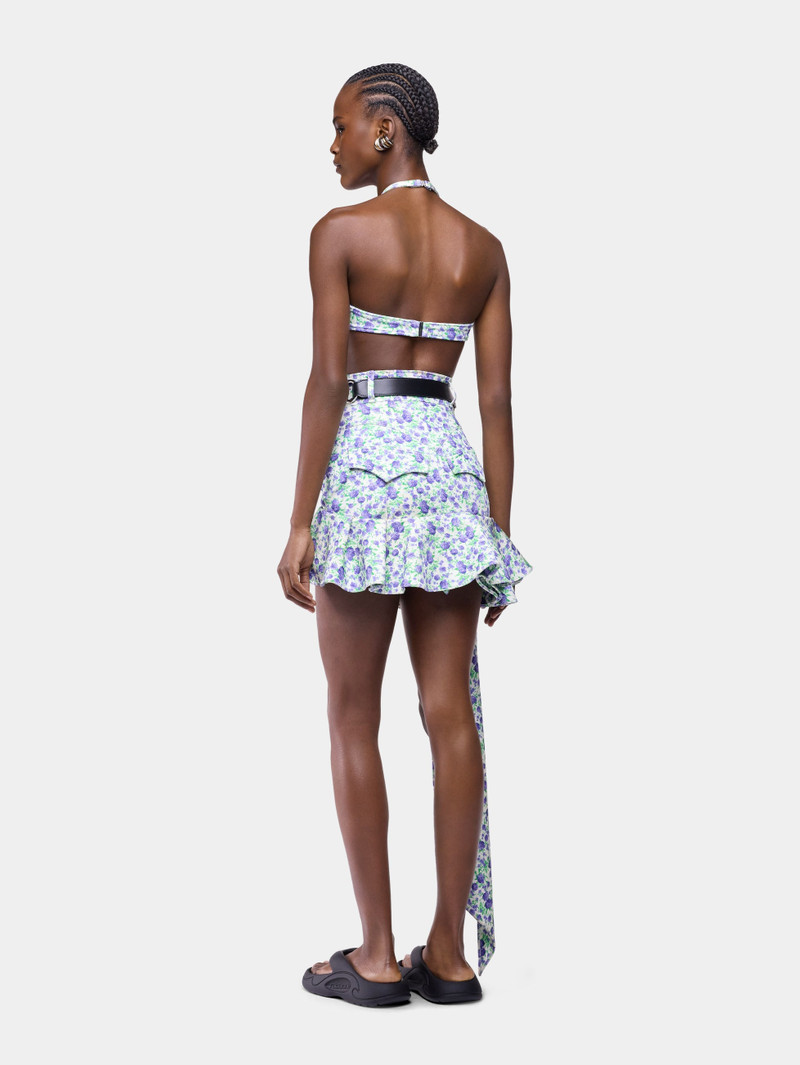 SLEEVELESS BRALETTE TOP IN BLUE LIBERTY PRINT 3