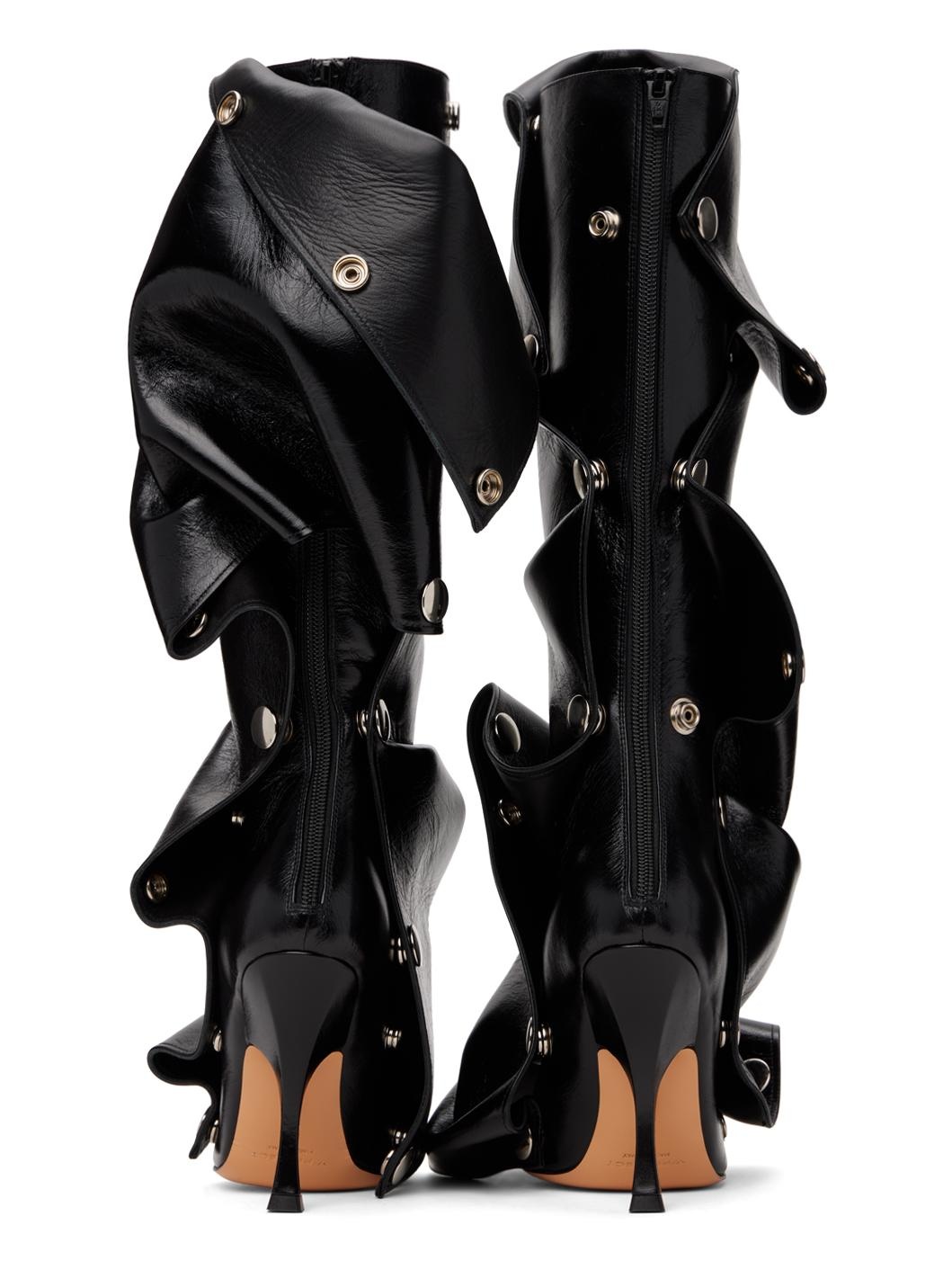 Black Snap Boots - 2