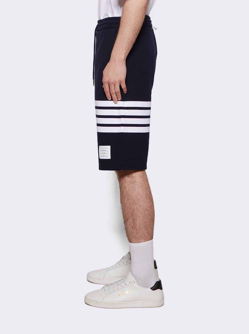 Classic Loopback Engineered 4-Bar Sweat Shorts Navy - 4