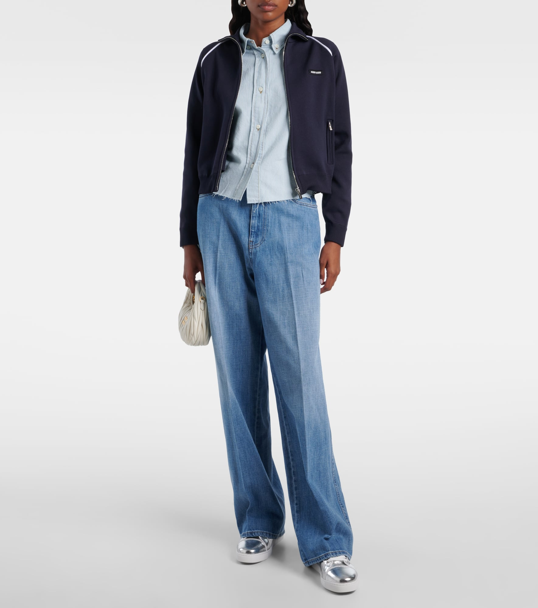 Louise Orlato metallic leather sneakers - 3