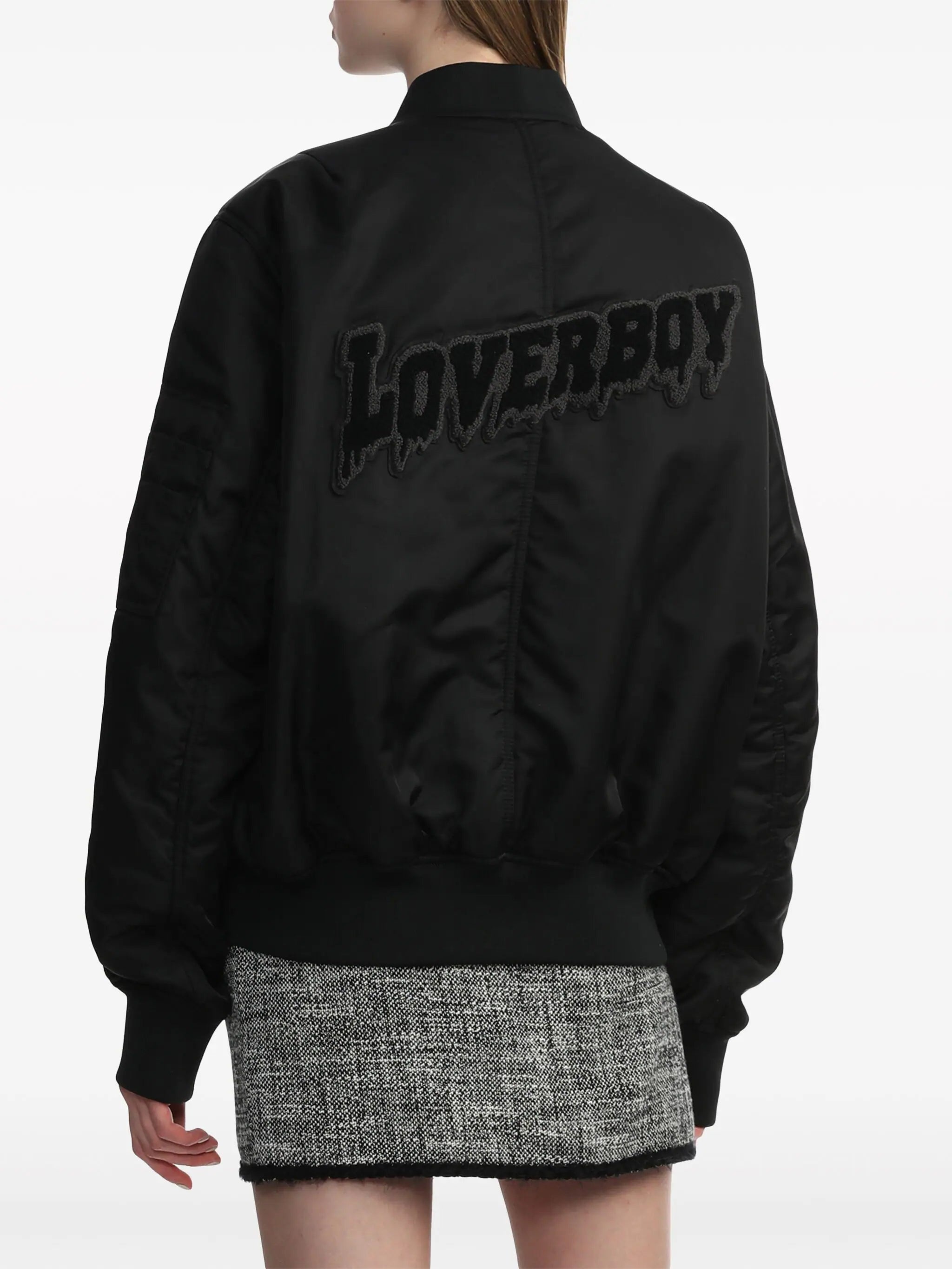 LOGO-APPLIQUÉ BOMBER JACKET - 3