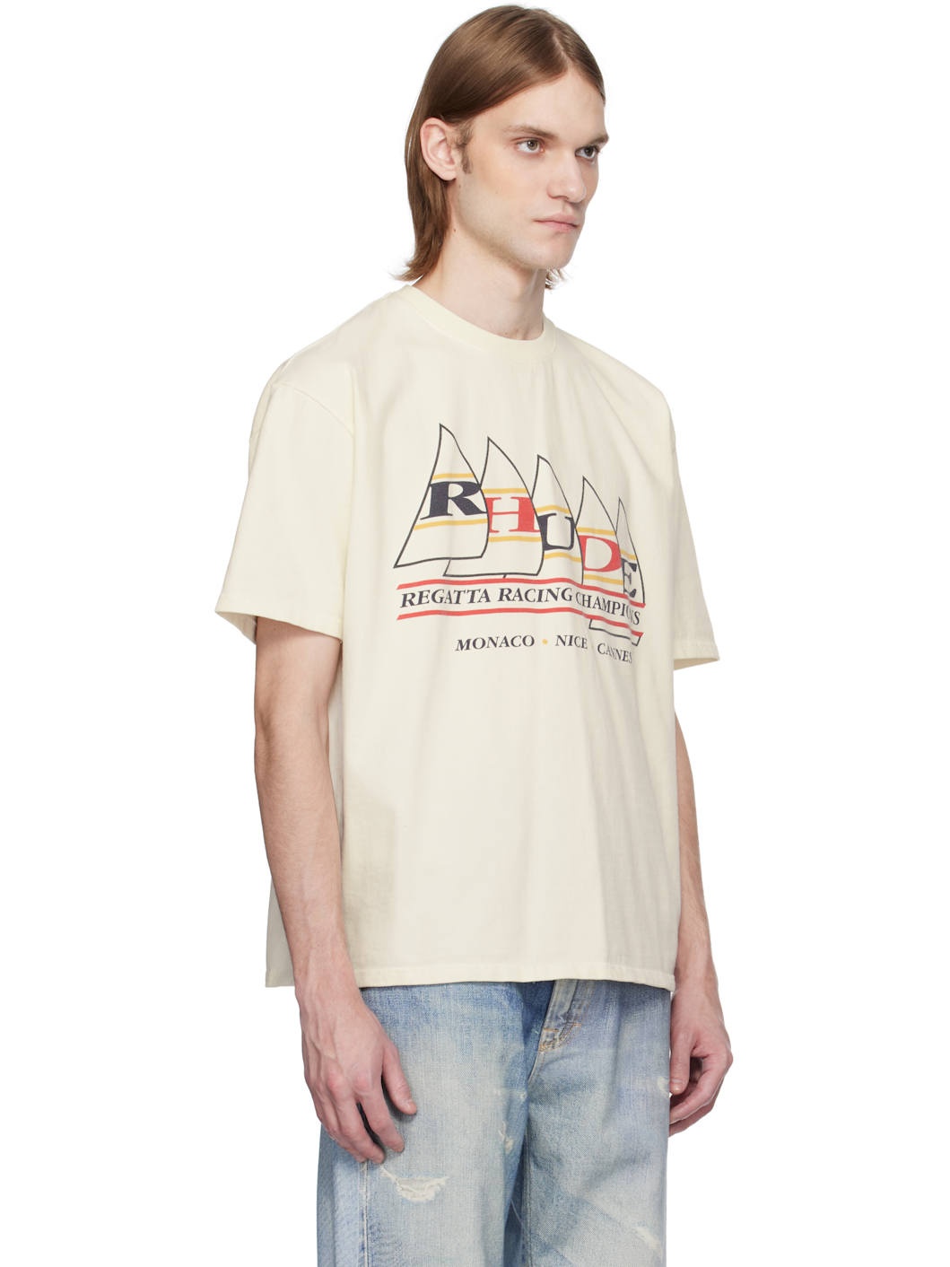 Off-White 'Rhude' Regatta Champions T-shirt - 2