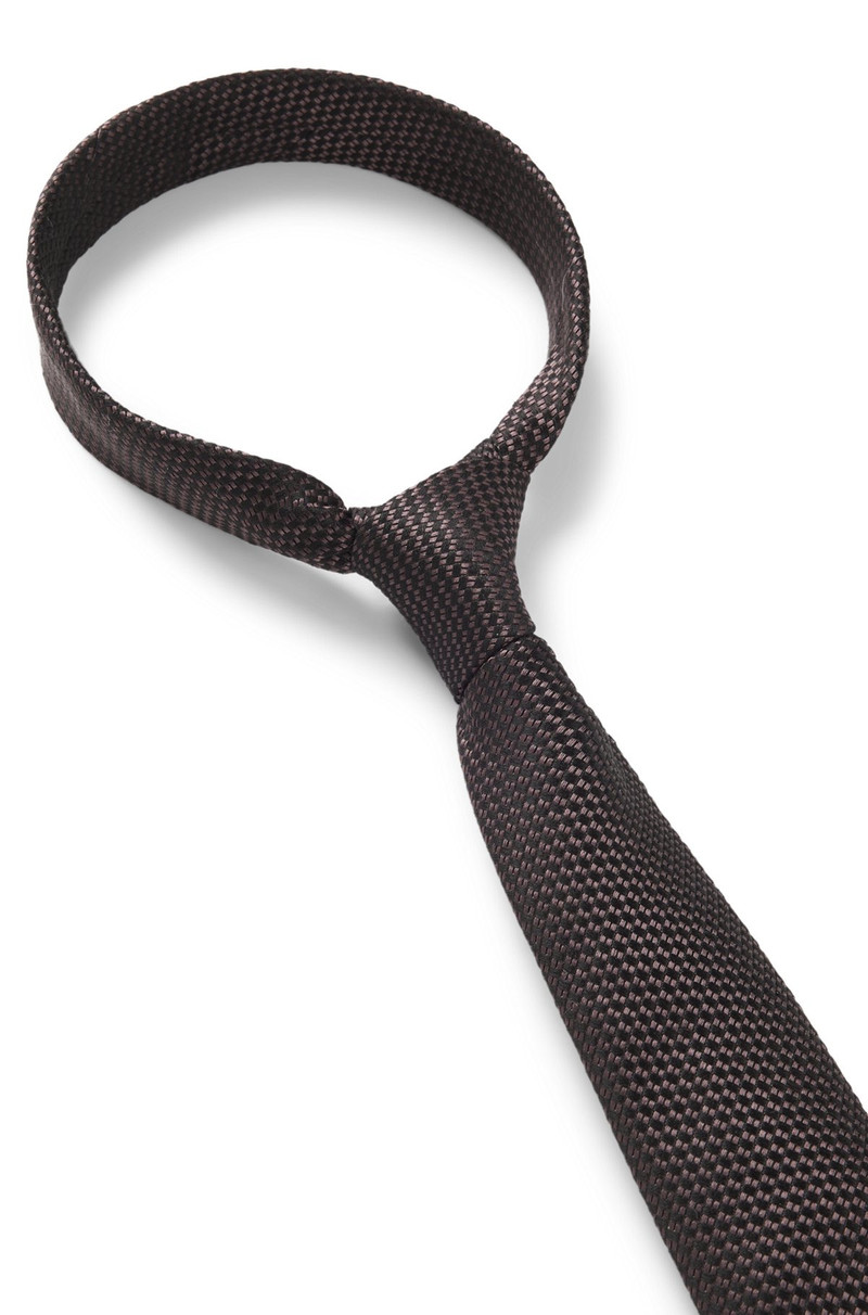 JACQUARD-PATTERN TIE IN SILK 6