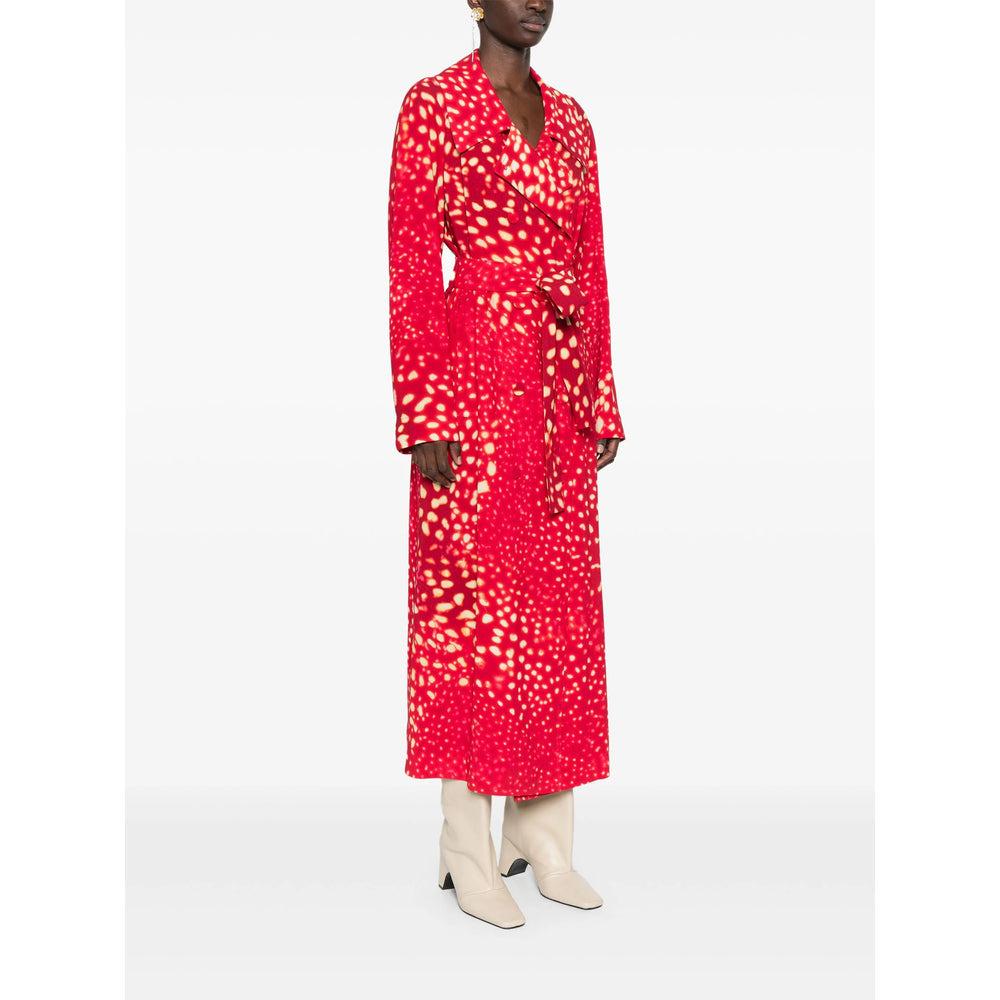 Dries Van Noten Red Coats - Double Breasted & Peacoats Women - 5