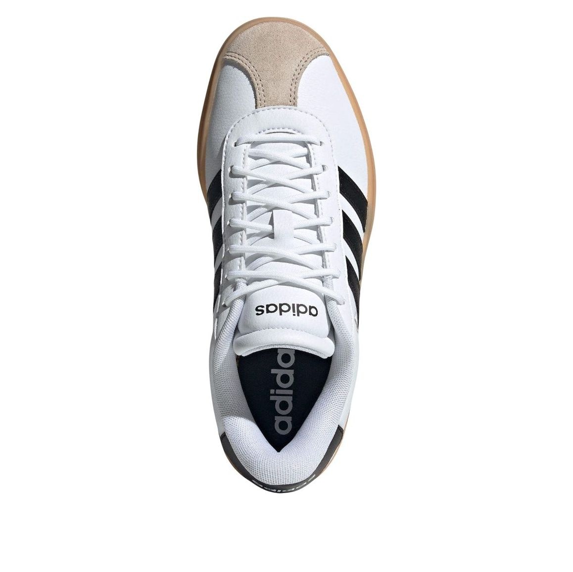 (WMNS) adidas VL Court Bold 'White Black Beige' IH3083 - 5