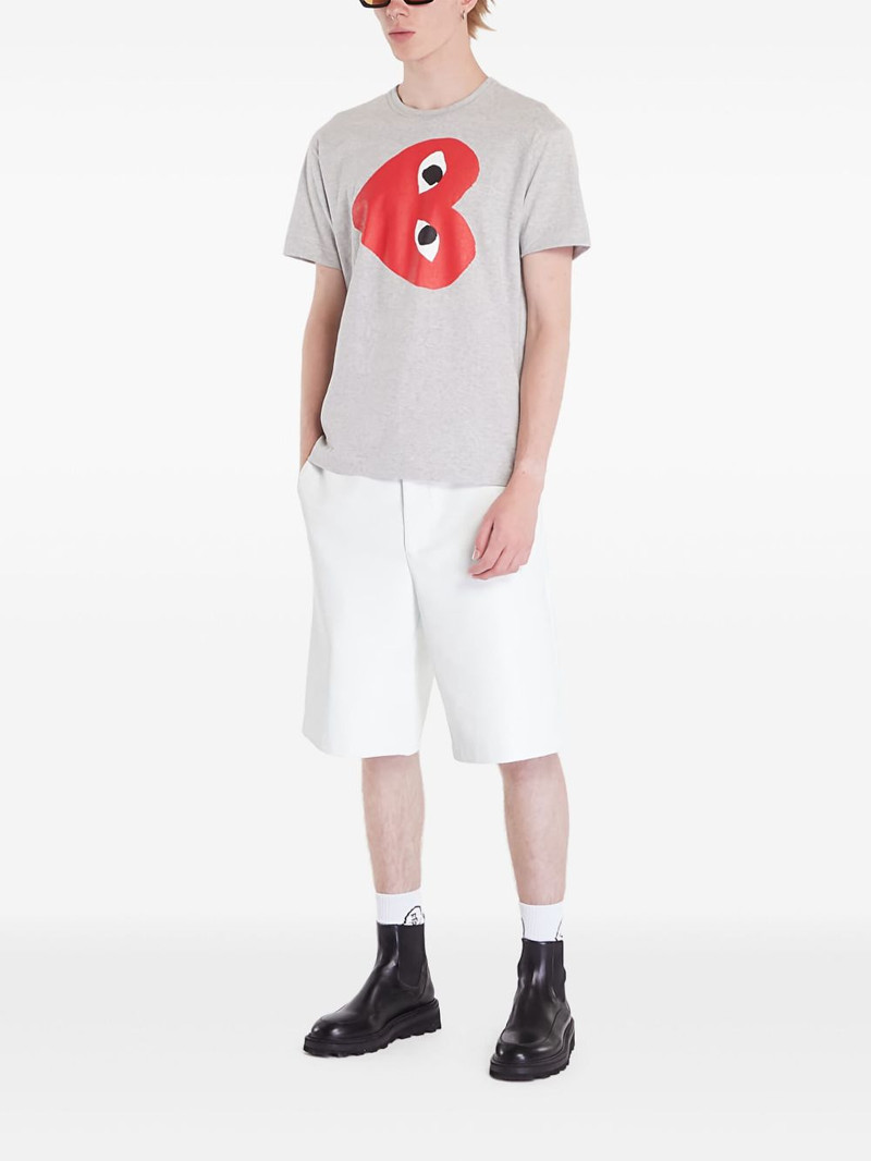Comme des Garçons PLAY sideways heart tee T-shirt outlook