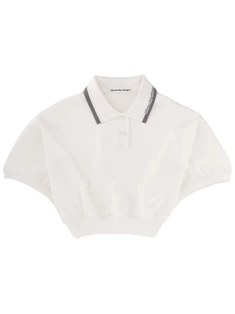 SHORT COTTON POLO SHIRT - 1