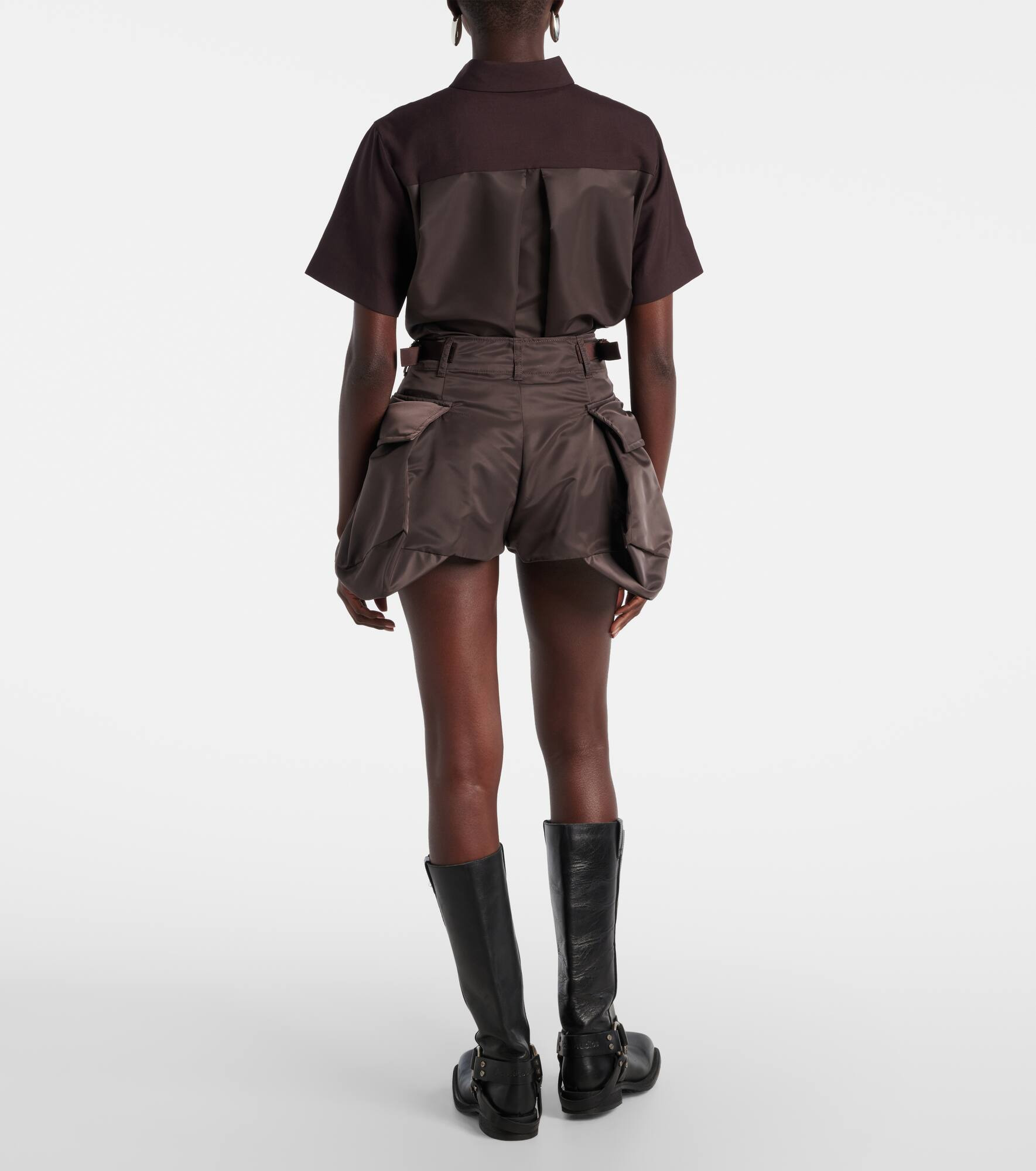 Technical twill cargo shorts - 3
