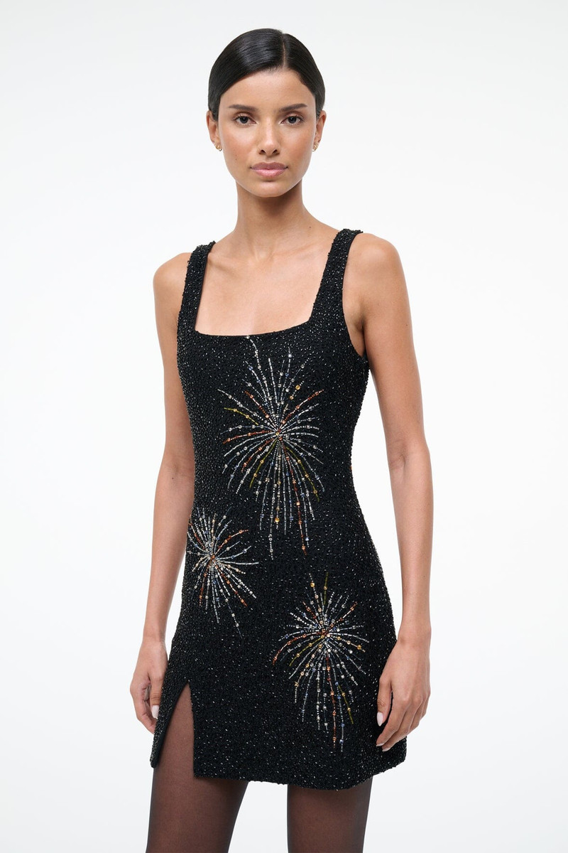 STAUD LE SABLE DRESS FIREWORK 3