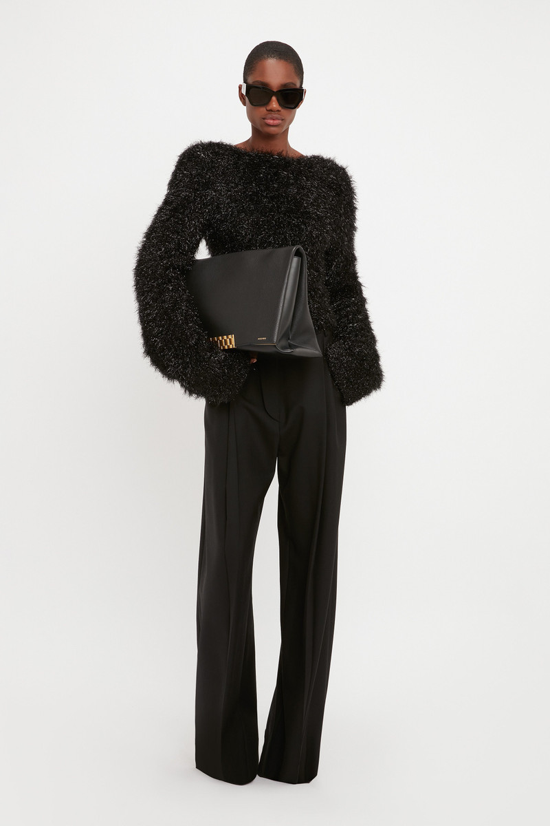 Open Back Jumper In Black 10