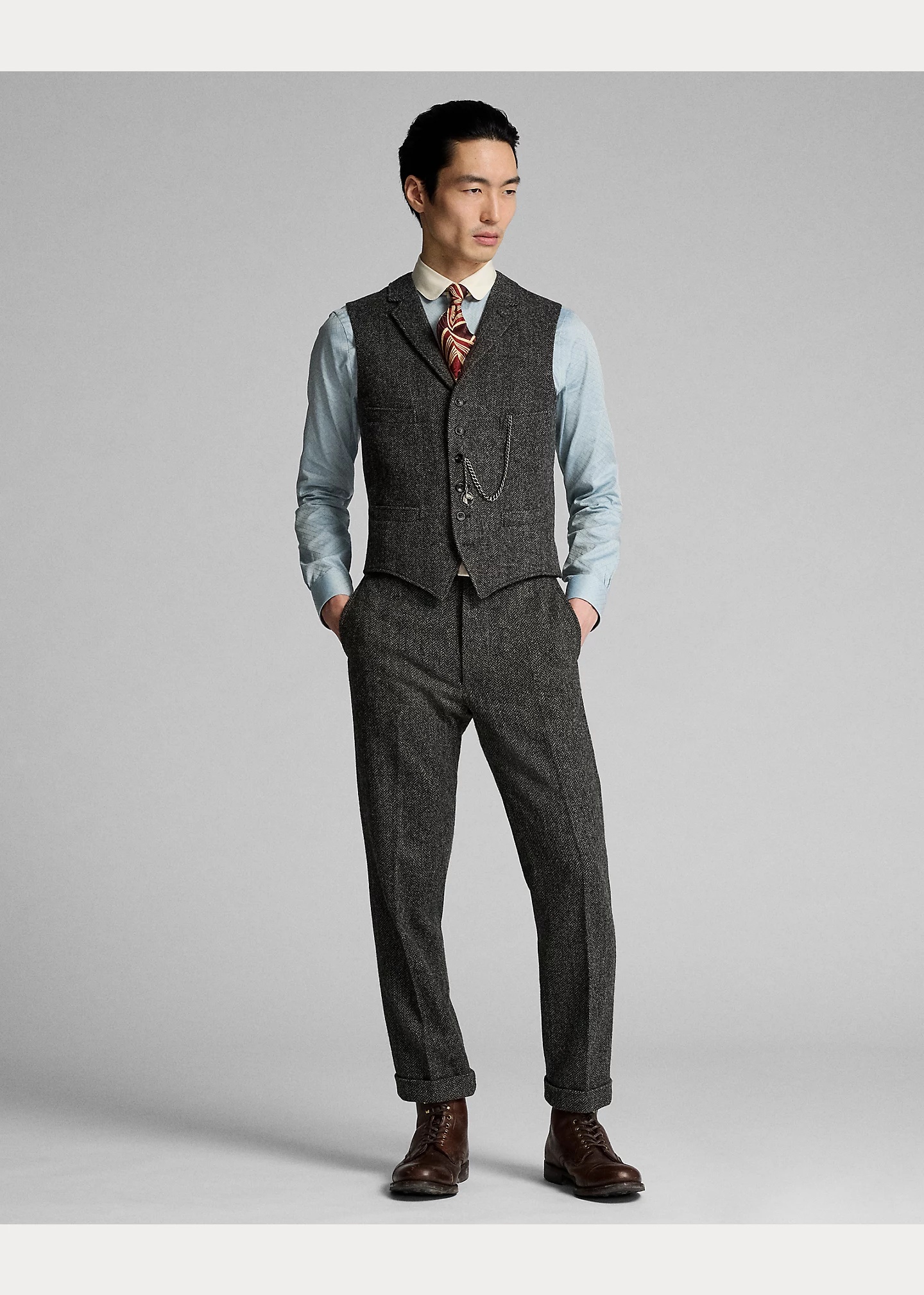 Slim Fit Checked Dobby Shirt - 3