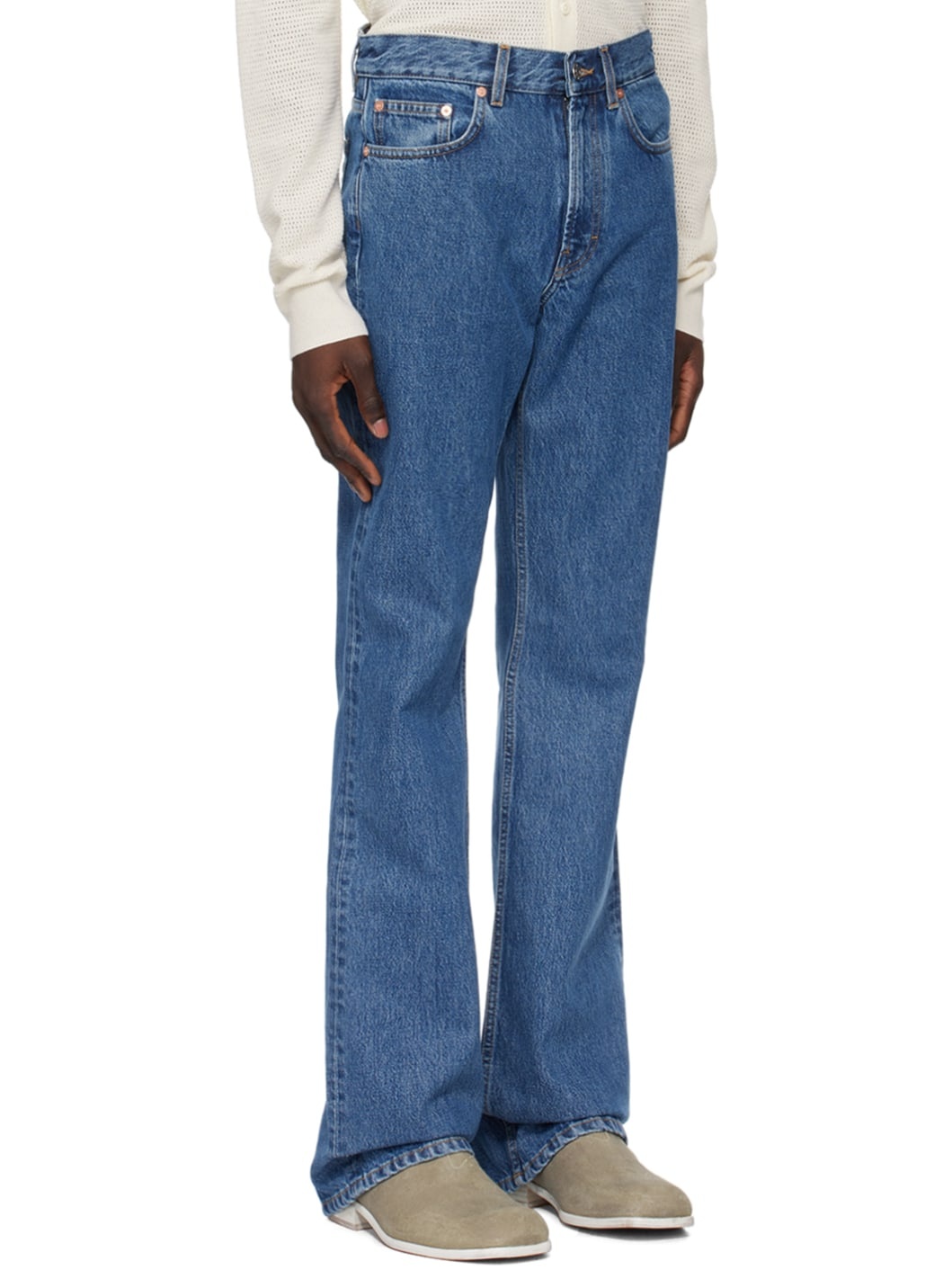 Indigo Bootcut Jeans - 2