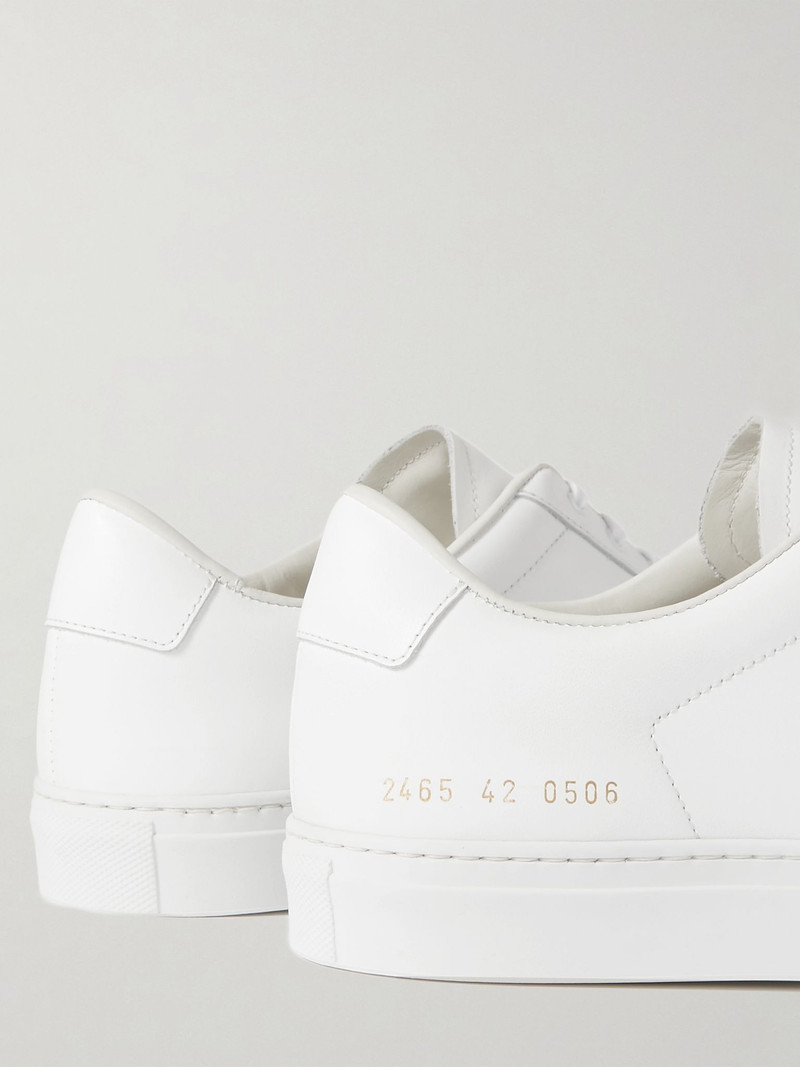 Retro Classic Leather Sneakers White 5