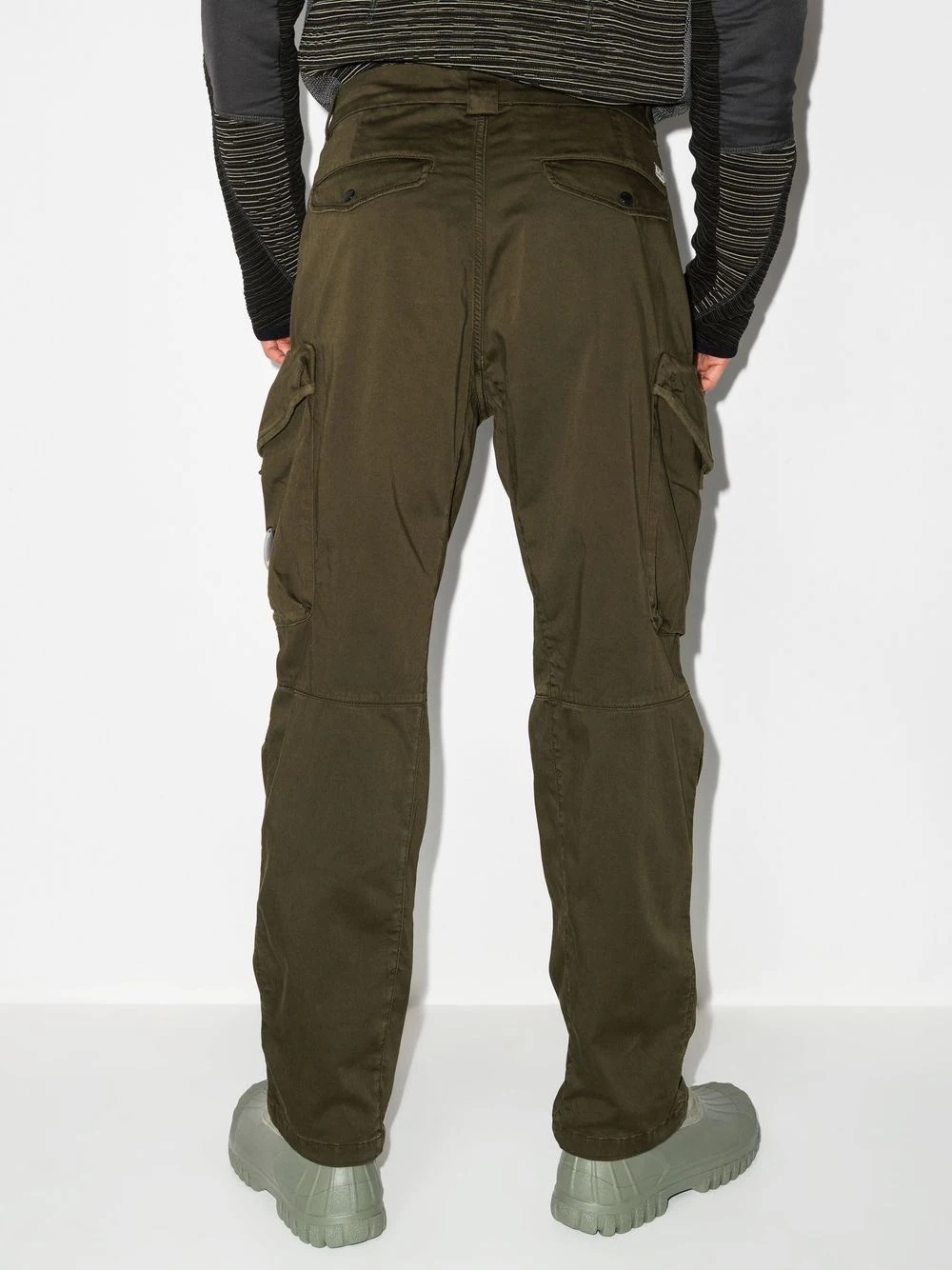 lens-detail straight-leg cargo trousers - 3