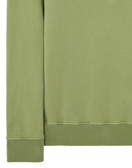 61951 COTTON FLEECE_GARMENT DYED OLIVE GREEN - 4